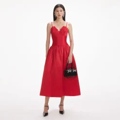 Taffeta Midi Dress^self-portrait Shop