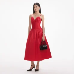 Taffeta Midi Dress^self-portrait Shop
