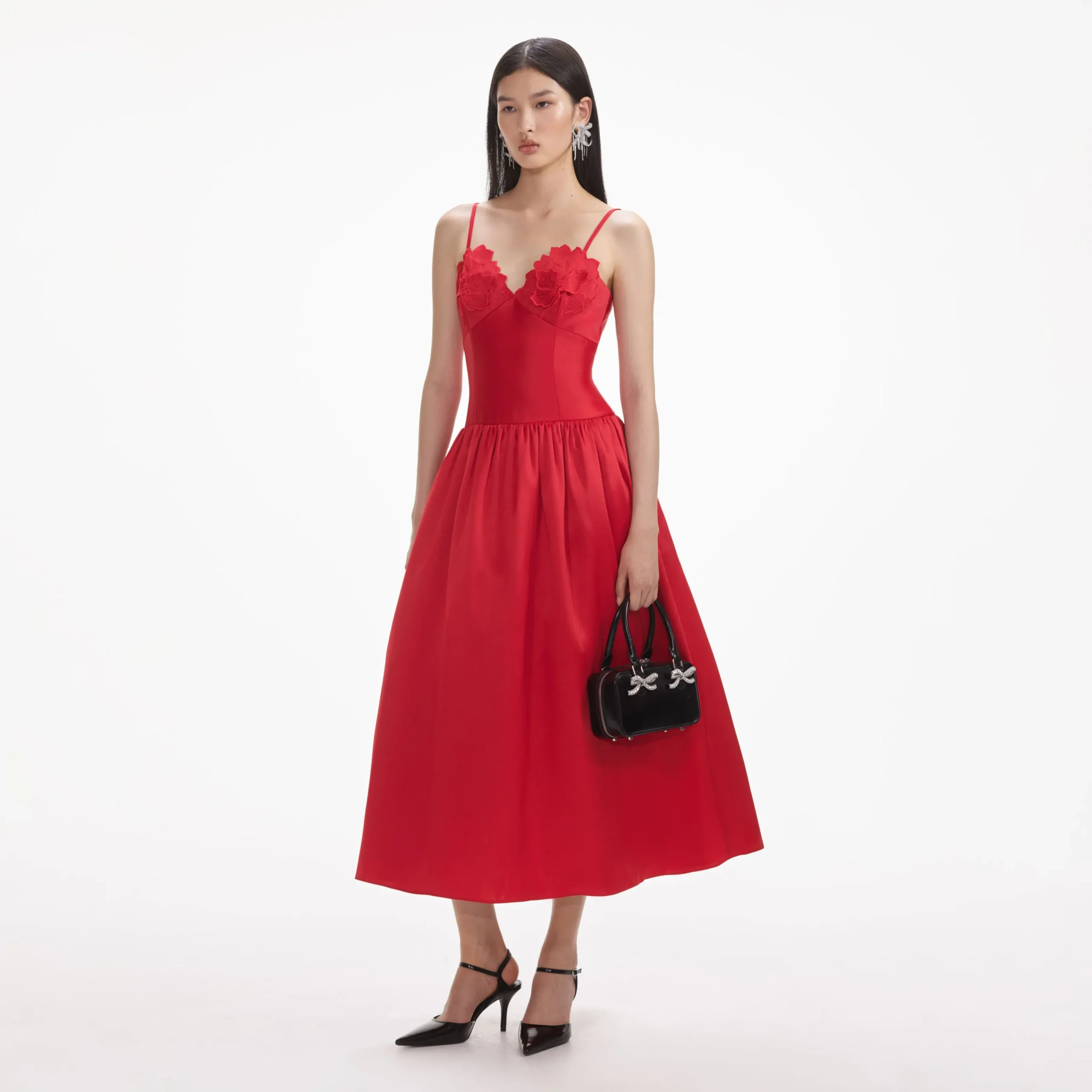 Taffeta Midi Dress^self-portrait Shop