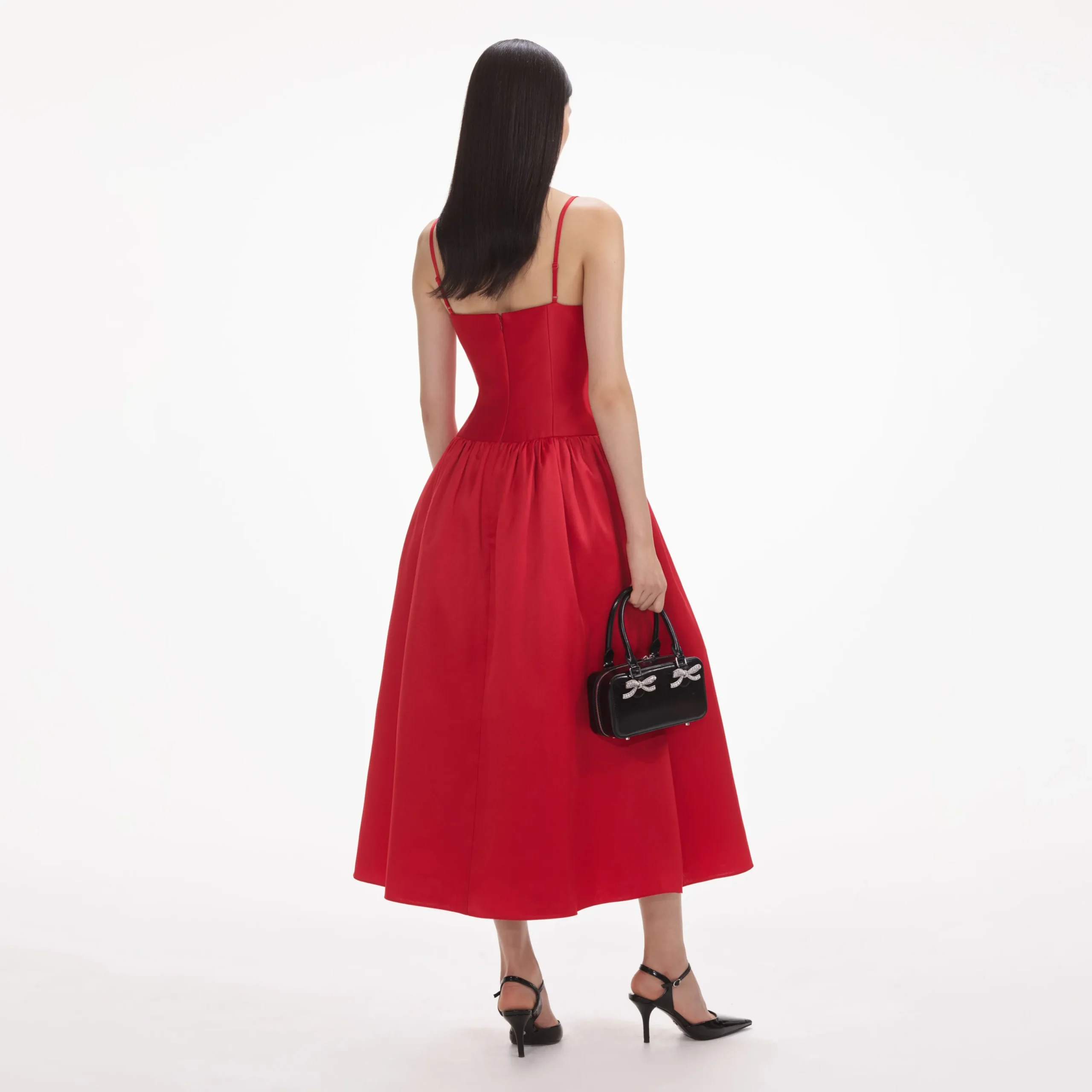 Taffeta Midi Dress^self-portrait Shop