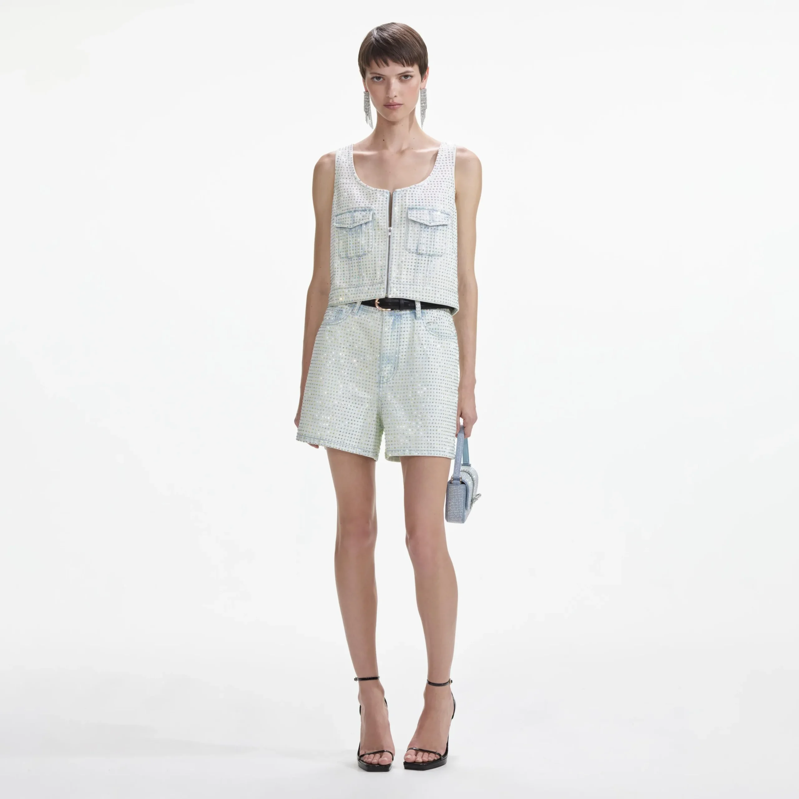 Denim Shorts^self-portrait Clearance