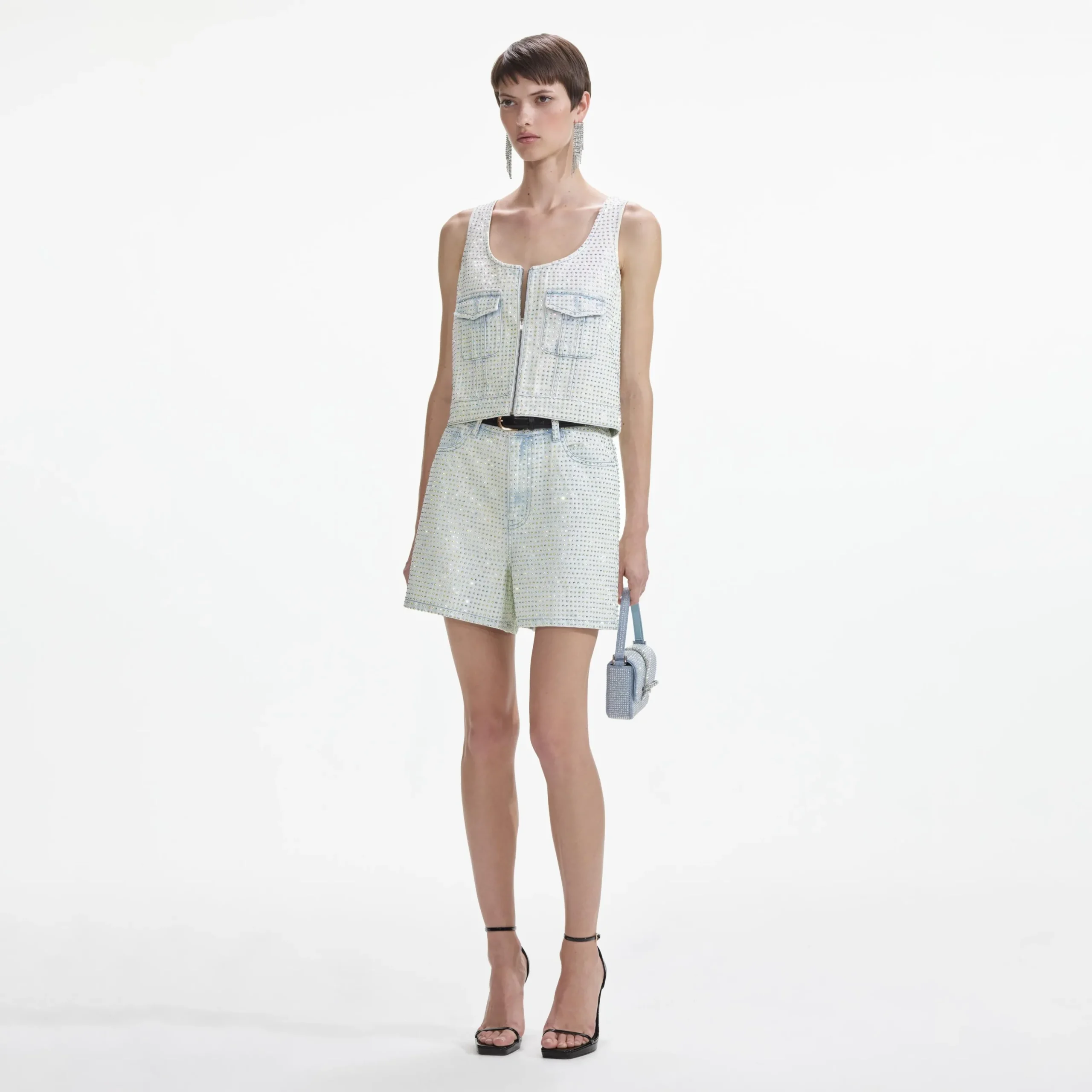 Denim Shorts^self-portrait Clearance