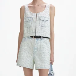 Denim Shorts^self-portrait Clearance