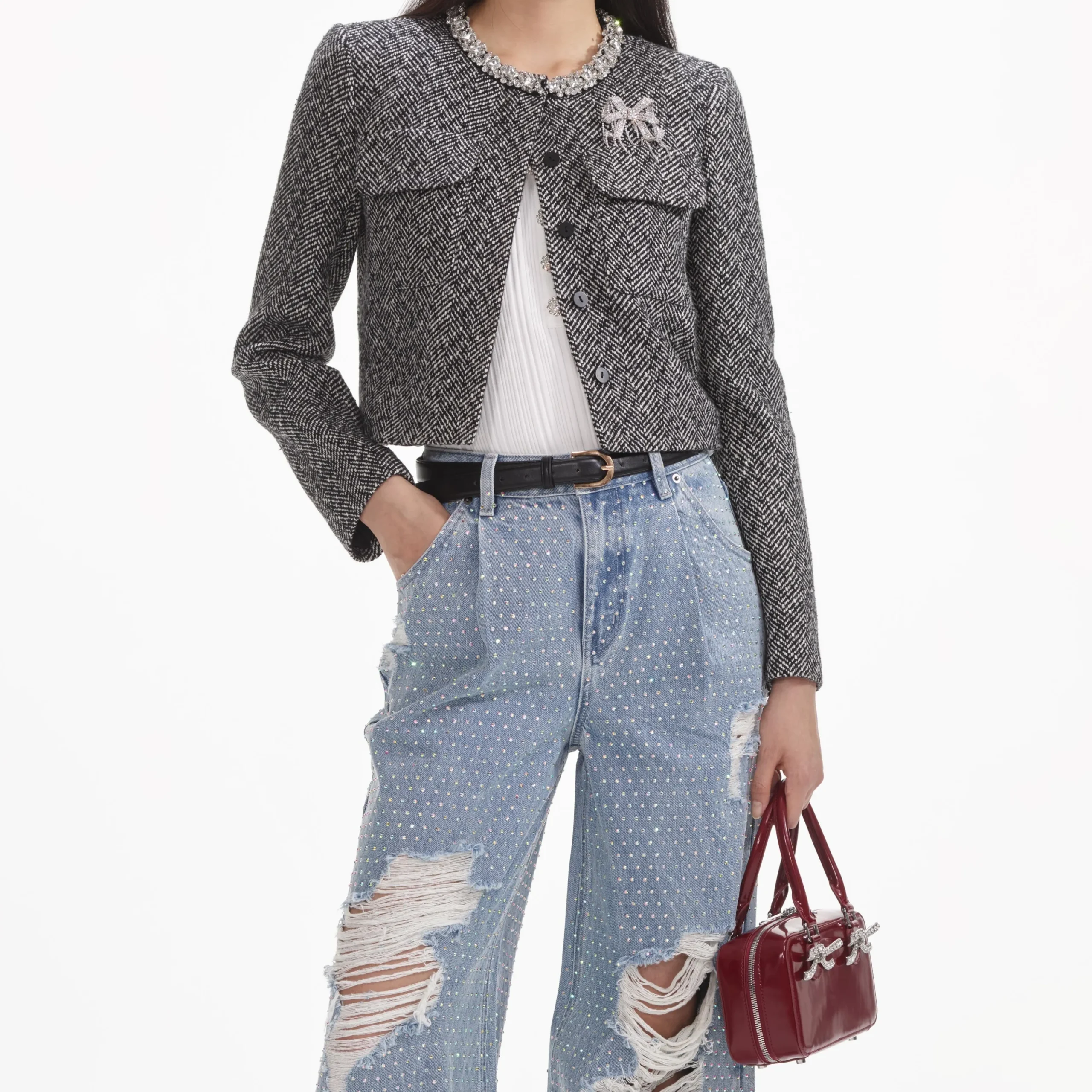 Ombre Distressed Jeans^self-portrait Best Sale