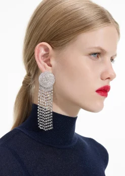Crystal Droplet Earrings^self-portrait Hot