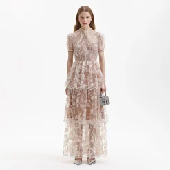 Flower Maxi Dress^self-portrait Flash Sale