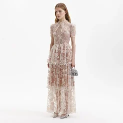 Flower Maxi Dress^self-portrait Flash Sale