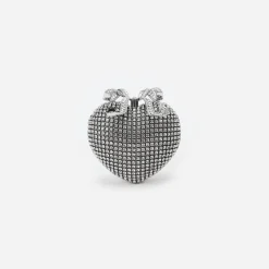 Crystal Heart Clutch^self-portrait New