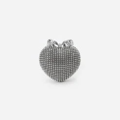 Crystal Heart Clutch^self-portrait New