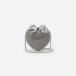 Crystal Heart Clutch^self-portrait New