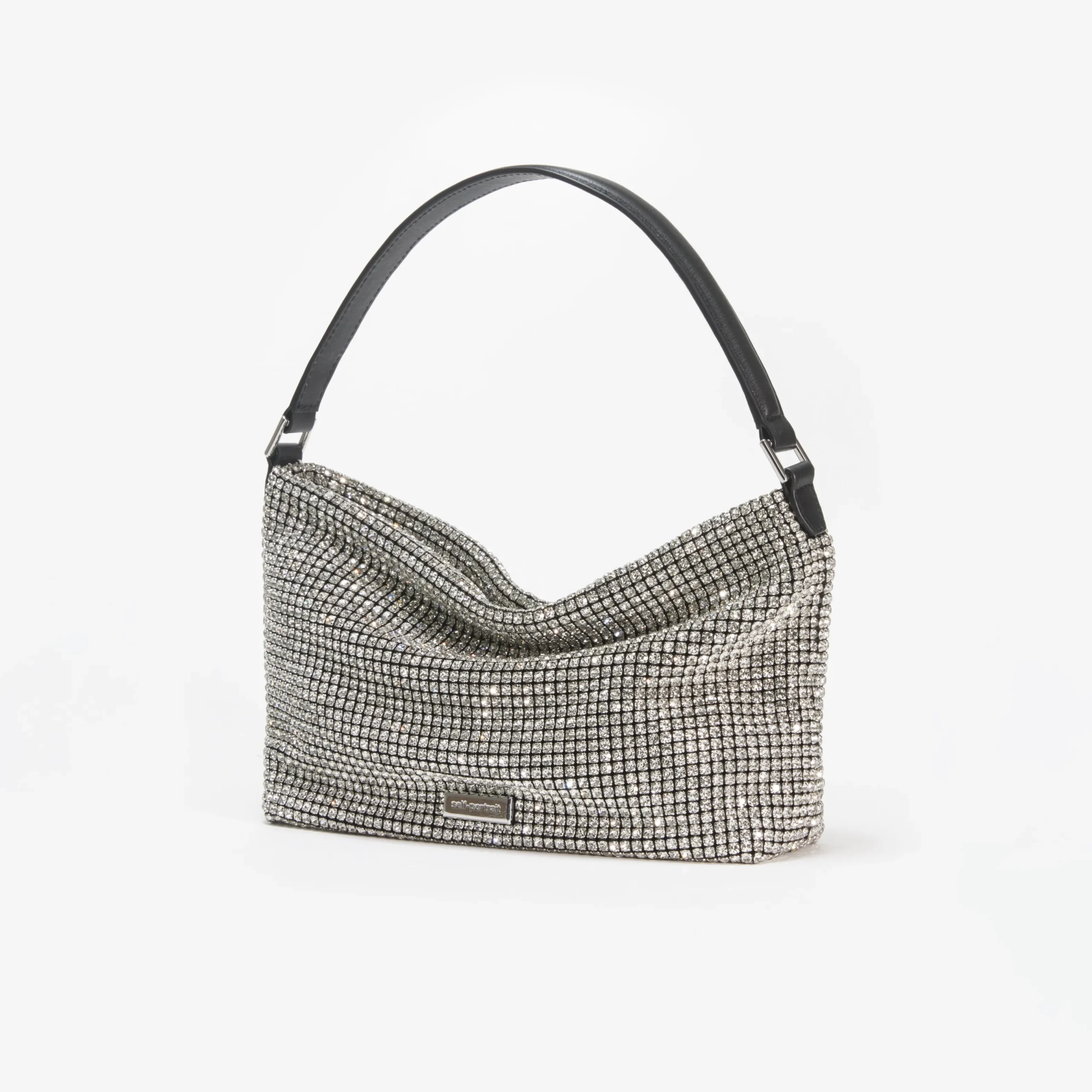 Diamante Medium Hobo Bag^self-portrait Fashion