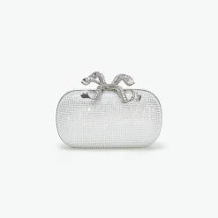 Rhinestone Bow Clutch^self-portrait New