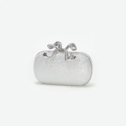 Rhinestone Bow Clutch^self-portrait New