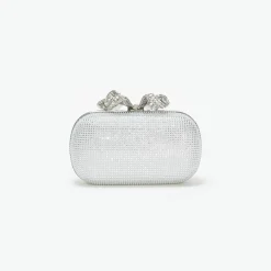 Rhinestone Bow Clutch^self-portrait New