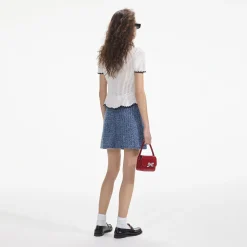 Denim Mini Skirt^self-portrait Cheap