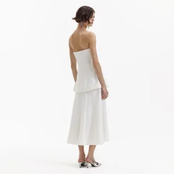 Bandeau Crepe Midi Dress^self-portrait Sale