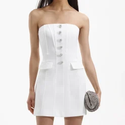 Bandeau Crepe Mini Dress^self-portrait Best Sale