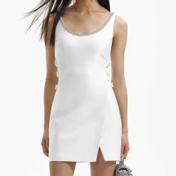 Bow Taffeta Mini Dress^self-portrait Hot