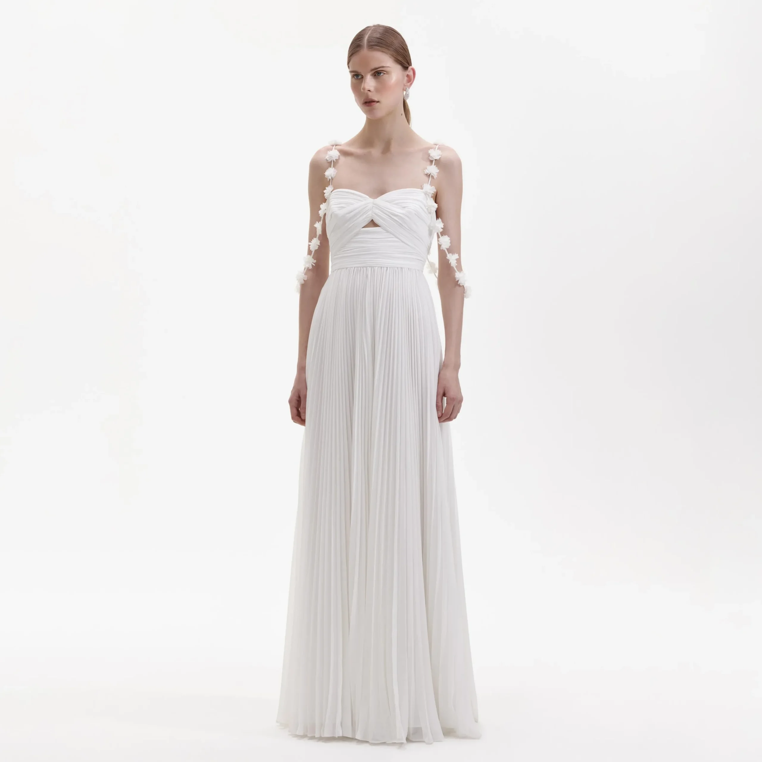 Chiffon Flower Maxi Dress^self-portrait Flash Sale