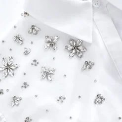 Cotton Embellished Top^self-portrait Sale