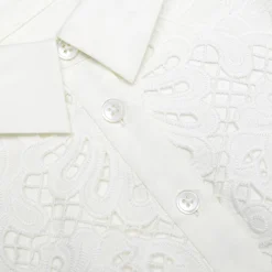 Cotton Lace Collar Mini Dress^self-portrait Hot