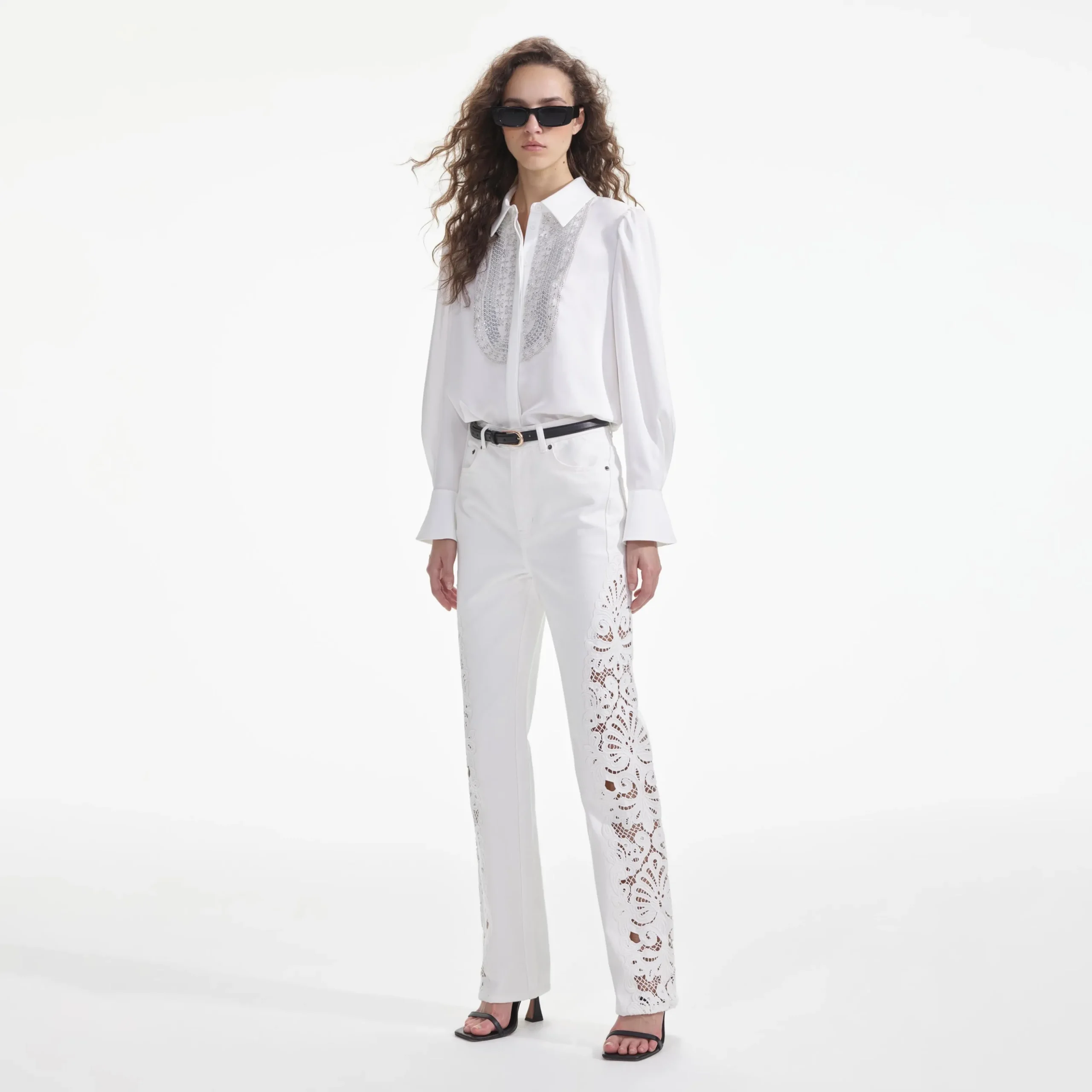 Cutwork Denim Jeans^self-portrait Clearance