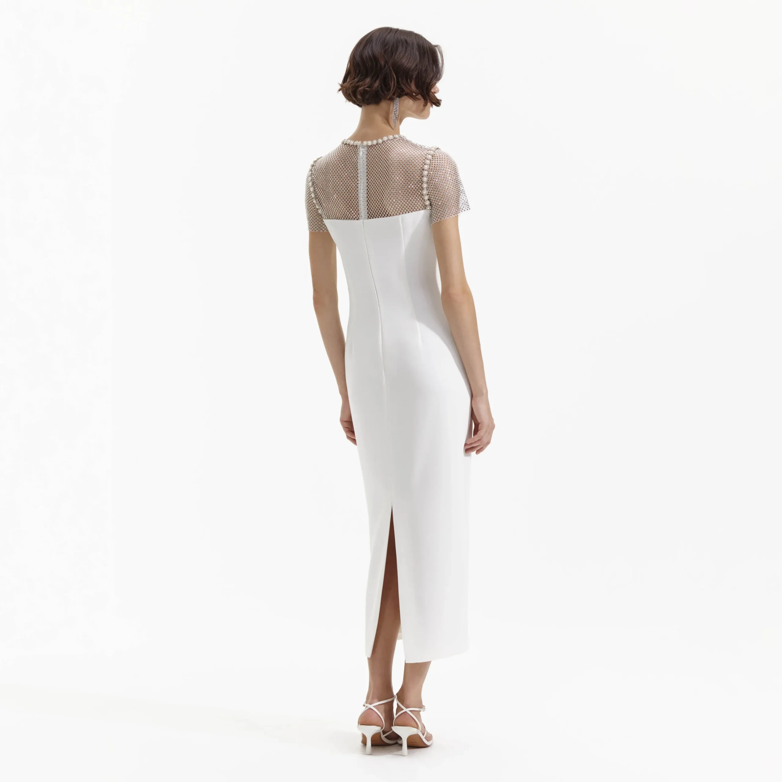 Diamante Crepe Midi Dress^self-portrait Hot