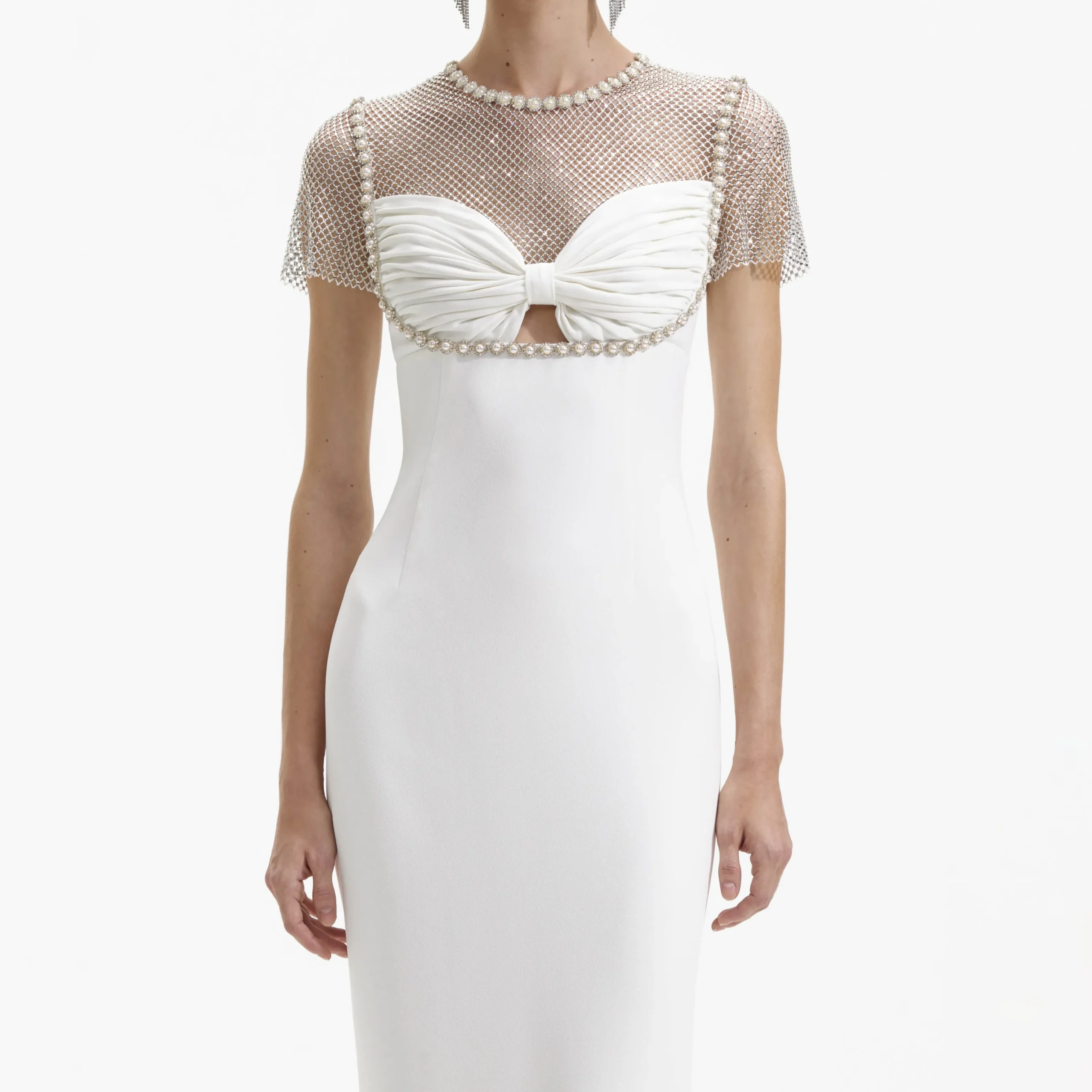 Diamante Crepe Midi Dress^self-portrait Hot