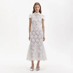 Flower Lace Midi Dress^self-portrait Sale
