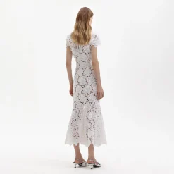 Flower Lace Midi Dress^self-portrait Sale