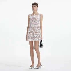 Guipure Lace Mini Dress^self-portrait Hot