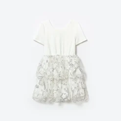 Jersey Sequin Tulle Mini Dress^self-portrait Clearance
