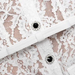 Lace Button Midi Dress^self-portrait Cheap
