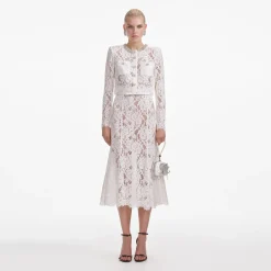 Lace Embellished Midi Dress^self-portrait Outlet