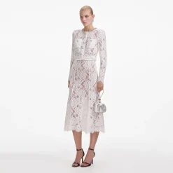 Lace Embellished Midi Dress^self-portrait Outlet