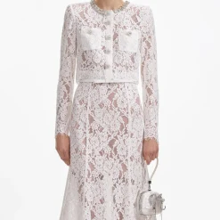 Lace Embellished Midi Dress^self-portrait Outlet