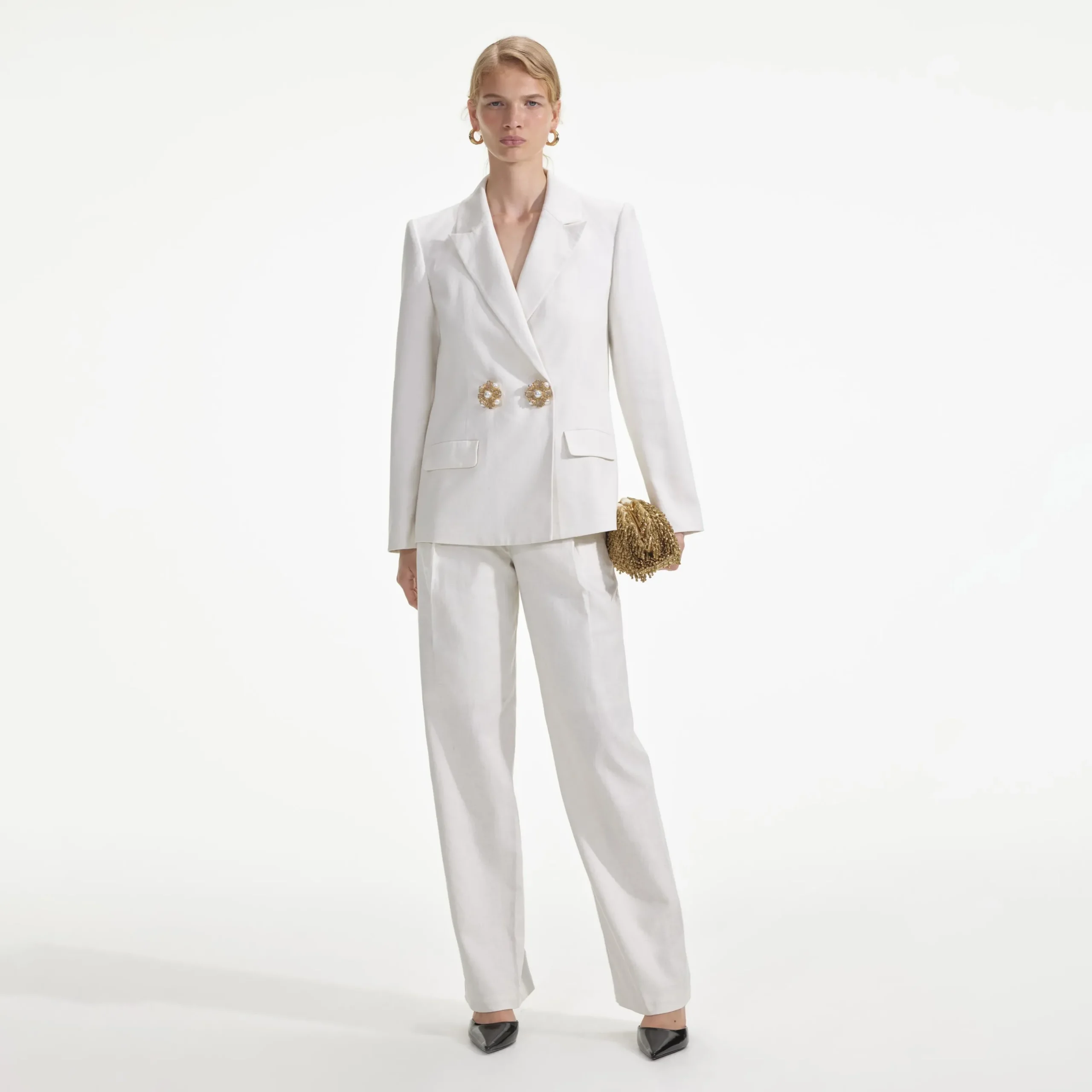 Linen Blazer^self-portrait Hot