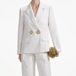 Linen Blazer^self-portrait Hot