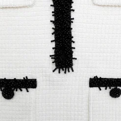 Pearl Trim Knit Mini Dress^self-portrait Cheap