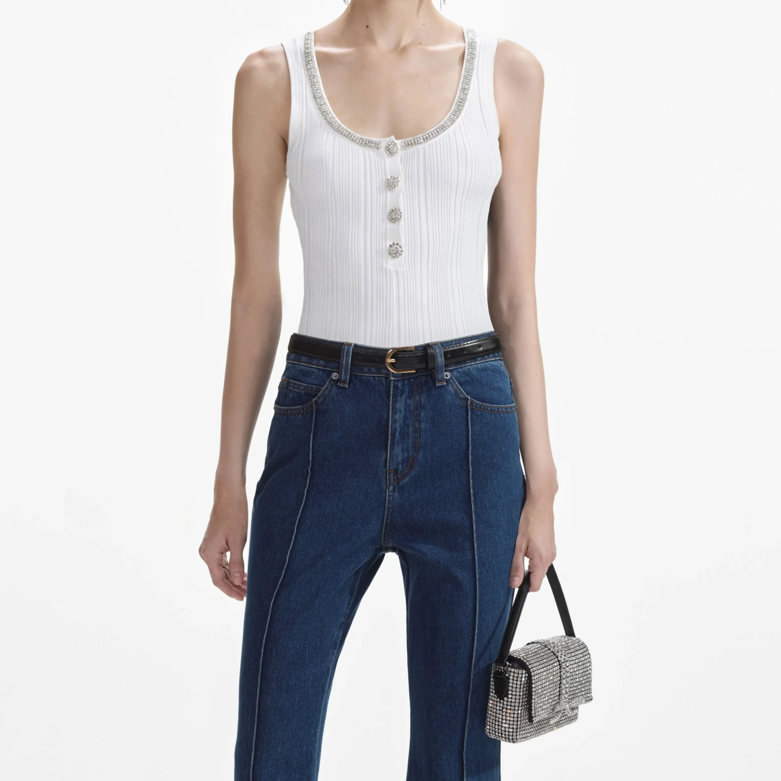 Ribbed Knit Top^self-portrait Best