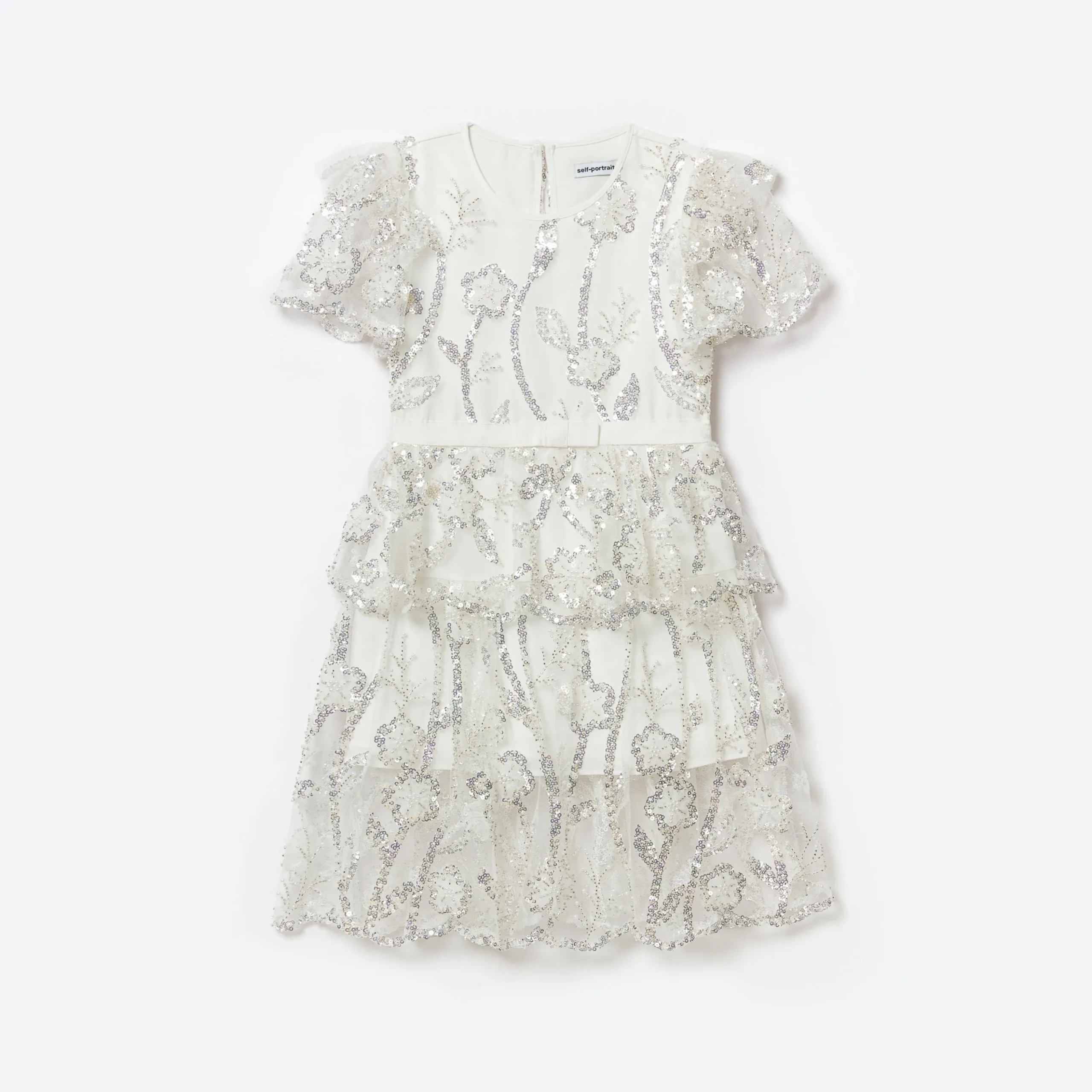 Sequin Tulle Midi Dress^self-portrait Fashion