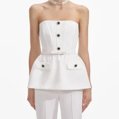 Stretch Crepe Jumpsuit^self-portrait Fashion