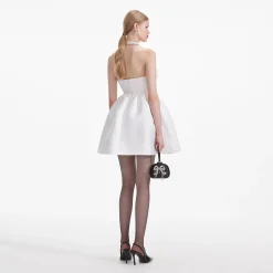 Taffeta Bandeau Mini Dress^self-portrait Best