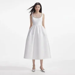 Taffeta Diamante Midi Dress^self-portrait Flash Sale