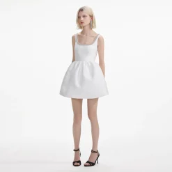 Taffeta Diamante Mini Dress^self-portrait Outlet