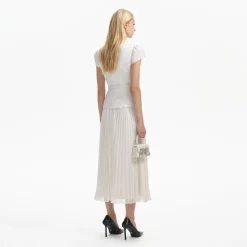 Textured Midi Dress^self-portrait Cheap