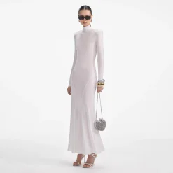 Viscose Knit Maxi Dress^self-portrait Outlet
