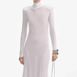 Viscose Knit Maxi Dress^self-portrait Outlet