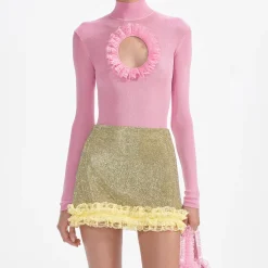 Crystal Chainmail Mini Skirt^self-portrait Store